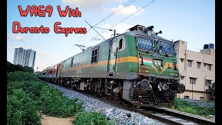 EVENING SURPRISE  KJM WAG9HC In A Hurry Hauling 12245Howrah Yesvantpur DURONTO EXPRESS [upl. by Ayetal]