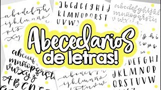 Abecedario de LETRAS BONITAS ✄ Barbs Arenas Art [upl. by Michaelina]