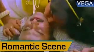 Madhavi Kisses Rajinikanth  Thambikku Entha Ooru Movie  Romantic Scene [upl. by Benge]