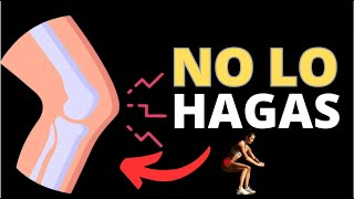 🧎🏽‍♀️3 cosas QUE NO DEBES HACER si tienes desgaste de rodilla y ejercicios para fortalecer piernas [upl. by Earl]