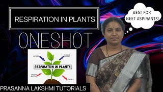 RESPIRATION IN PLANTS  CLASS 11  NCERT BIOLOGY CHAPTER 14  ONE SHOT  PRASANNA LAKSHMI TUTORIALS [upl. by Kung]