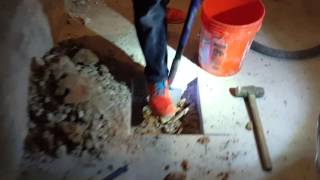 Sump Pump Installation Part 1 [upl. by Rida]