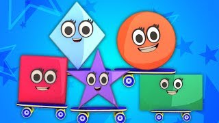 Shapes Song In Hindi  Hindi Educational Song  Learn Shapes In Hindi  Hindi Nursery Rhyme [upl. by Nauqed]