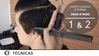 Corte de Pelo a Tijeras ✂︎ Paso a paso 1 y 2  Sujeta bien tus tijeras [upl. by Aremmat]