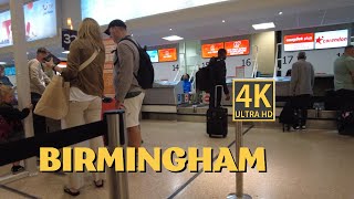 Birmingham International Airport Departures4KUHD 🌏 [upl. by Atinus]