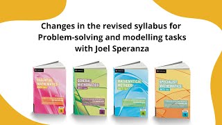 Changes to the PSMT in the revised Queensland Senior Maths syllabus with Joel Speranza [upl. by Sillyrama]