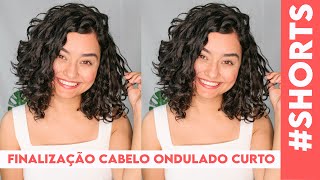 FINALIZAÇÃO CABELO ONDULADO CURTO [upl. by Saint]