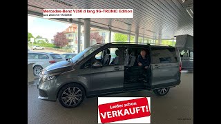 VERKAUFT  MercedesBenz V 250d EDITION lang Aut aus 2020 mit 17300KM [upl. by Meridel495]