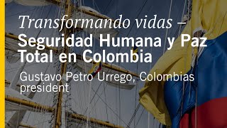 Colombias president Gustavo Petro Orrego besöker FBA [upl. by Newcomb]