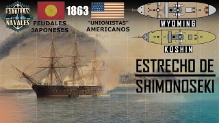 BATALLAS NAVALES 59 Estrecho de Shimonoseki 1863 [upl. by Fleta982]