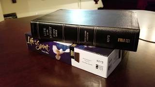 Zondervan Life in the Spirit Study Bible  KJV  Top Grain Leather cover  Review [upl. by Nrol750]