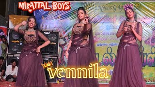 vennila❤️ Karutha machan adal padal song ❤️Mirattal boys dance video [upl. by Mitchael]