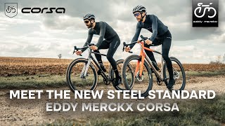 Eddy Merckx Corsa  Meet the new steel standard [upl. by Babby]