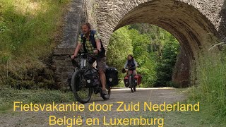 Fietsvakantie door Zuid Nederland Vennbahn  België en Luxemburg  Fahrradtour  Cycling holiday [upl. by Ahab]