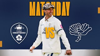 🔴 LIVE  Derbyshire vs Yorkshire Day Three at Chesterfield [upl. by Dnamron]