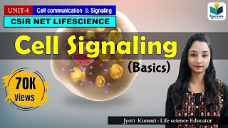 CELL SIGNALING INTRODUCTION  CSIR NET  GATE [upl. by Lorimer311]