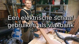 Elektrische schaaf als vlakbank [upl. by Donnamarie]