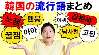 韓国の若者が絶対に使う！流行語・略語を大特集！知っていたら韓国通！ [upl. by Ateiluj]