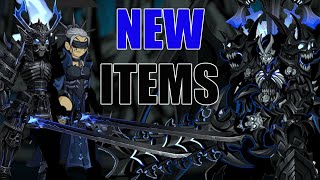 AQW Lots Of New Dage Birthday Items New Legion Titan Set  Dage Items Whisper of The Legion More [upl. by Nadaha]