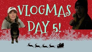 HOLLY JOLLY SHOPPING  Vlogmas Day 5 [upl. by Ariamo]