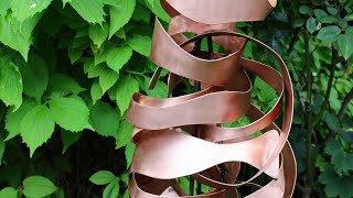 How to make an abstract sculpture out of copper [upl. by Tillo]