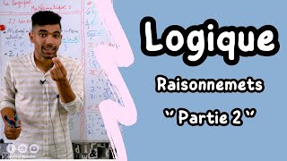 La Logique Mathématique 🔻 Partie 2 🔻 1 Bac  Raisonnements 🔻 ملخص شامل لدرس المنطق  أولى باك علمي [upl. by Annez14]