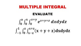 btechmathshub7050Multiple Integrals Problem [upl. by Imorej]