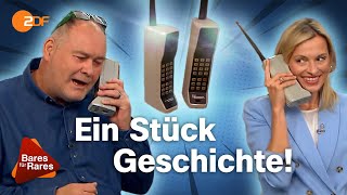 Back to 1983 Erstes Mobiltelefon der Welt lässt Händlerteam durch die Zeit reisen  Bares für Rares [upl. by Dickens]