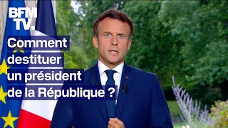 Comment destituer un président de la République [upl. by Alberic]