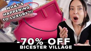 70 OFF Come DISCOUNT LUXE Shopping at BICESTER VILLAGE  FENDIPRADAGUCCI [upl. by Senga557]