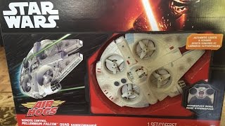 Star Wars Millennium Falcon Quadcopter Unboxing and Review [upl. by Ecilegna]