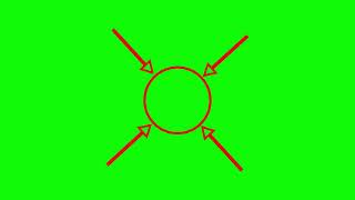 Marking Circle Animation In Green Screen  Round circle [upl. by Egres]