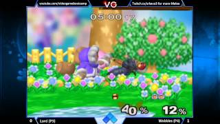 Evo 2K13  Wobbles Ice Climbers Vs Lord Captain Falcon SSBM Quarter Finals Bracket  Smash Melee [upl. by Hsemar413]