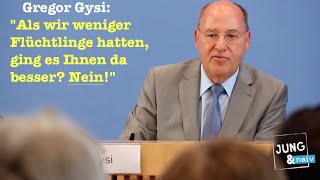 Gysi amp ein Bürger der nicht für andere verantwortlich sein möchte [upl. by Cormack]