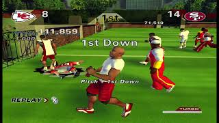 NFL Street 2  49ers vs Chiefs [upl. by Nennarb]