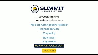 No outofpocket cost training at Summit Academy OIC located in Minneapolis MN [upl. by Merras342]