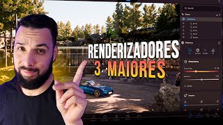 3 MAIORES softwares de renderização qual é melhor pra você [upl. by Anerbes]