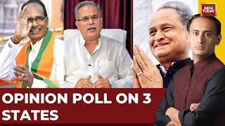 Whose Stock Is Up And Who Is Sliding Watch India Todays Opinion Poll On 3 Battleground States [upl. by Emelyne]