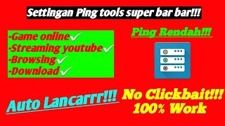 Settingan ping tools paling bar bar [upl. by Siurad]