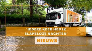 Wateroverlast in Meerssen Iedere keer slapeloze nachten [upl. by Ydner319]