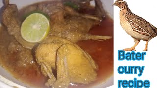 Quail Bird recipe  Bater curry recipe  Taste of my hand [upl. by Annai171]