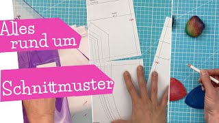 Schnittmuster 1x1  wie machst Du eigentlich  alles rund um Schnittmuster  nähen  mommymade [upl. by Eerazed227]