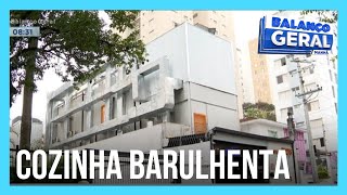 Vizinhos reclamam de barulho de cozinha industrial em SP [upl. by Evangelina]