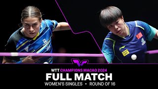 FULL MATCH  Bruna Takahashi vs Wang Yidi  WS R16  WTTMacao 2024 [upl. by Halstead782]