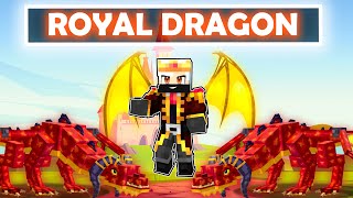 Becoming The ROYAL DRAGON In Minecraft Hindi [upl. by Umont564]