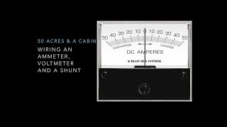 Installing an Ammeter Shunt and a Voltmeter [upl. by Yentihw]