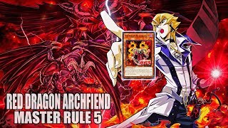 【YGOPRO】Red Dragon Archfiend Deck New Supports Master Rule 5 RevisionEternity Code [upl. by Hayes403]