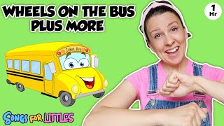 Wheels On The Bus  More Nursery Rhymes amp Kids Songs  Educational Videos for Kids amp Toddlers [upl. by Yalahs]