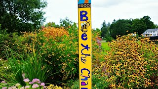 Southington Pollinator Garden amp Rail Trail walk stop in The Factory Coffee Shop amp Candy Store [upl. by Latsryc275]