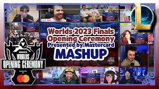 Worlds 2023 Finals Opening Ceremony Presented by Mastercard Reaction Mashup [upl. by Stormie]